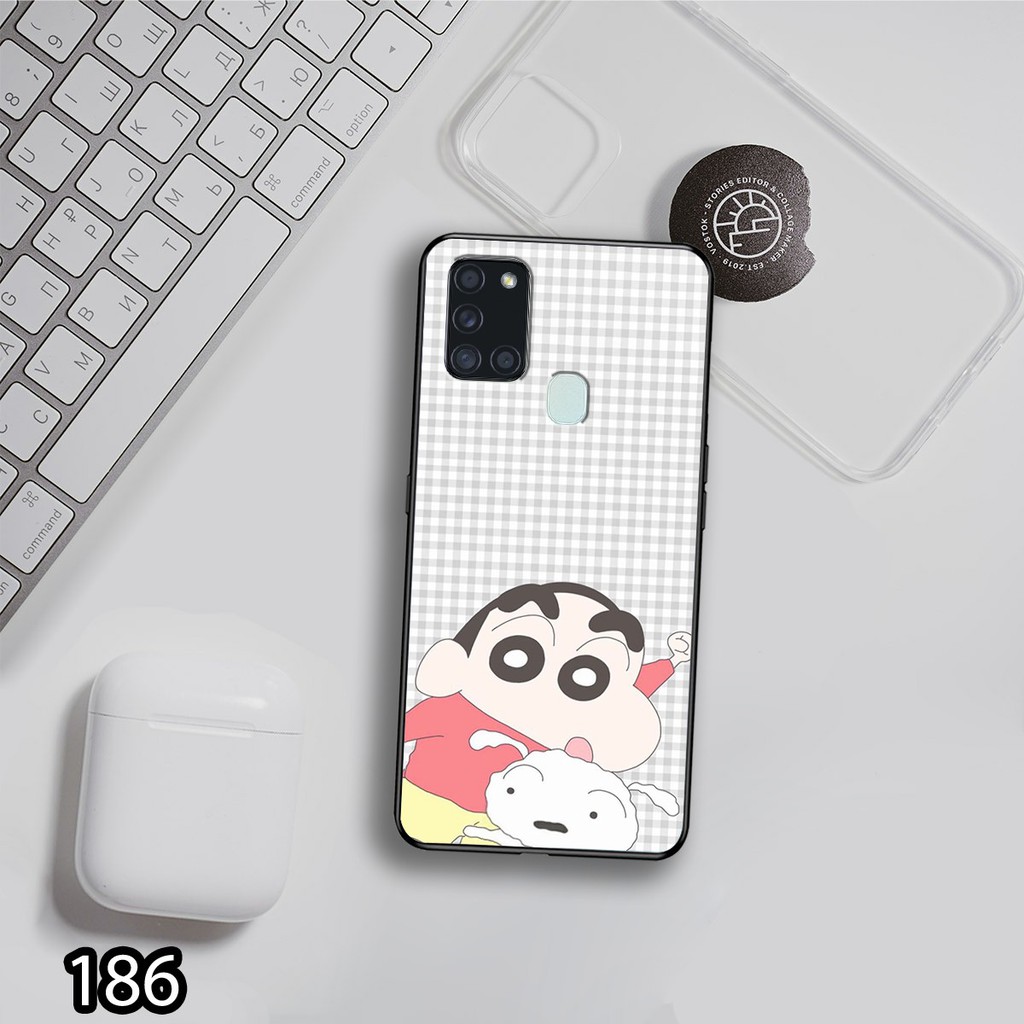 Ốp lưng Samsung A11/A21/A21S  in hình Logo cậu bé Shin siêu đẹp, độc, lạ_KINGSTORE.HN_Ốp SS A11/A21/A21S