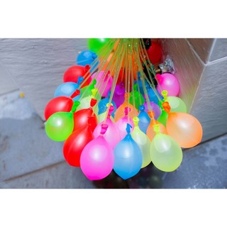 Bộ 111 Bong Bóng Nước MAGIC BALLOONS Nhiều Màu - Có Sẵn Đầu Bơm