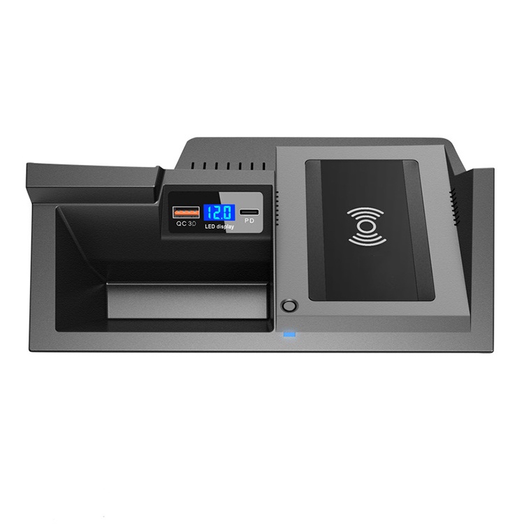 Bộ Sạc Nhanh Không Dây QI 15W Cho Mazda CX-5 CX5 KF 2017 / 2018 / 2019 / 2020 / 2021