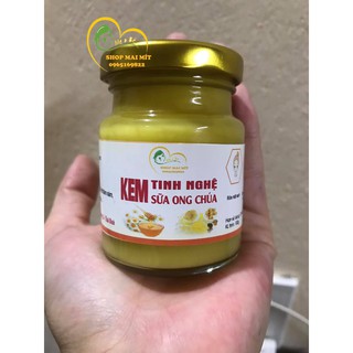 (Tặng kèm cọ quyét mặt) KEM Tinh Nghệ Cao Cấp - KEM Tinh Nghệ Sữa Ong Chúa Handmade 100g