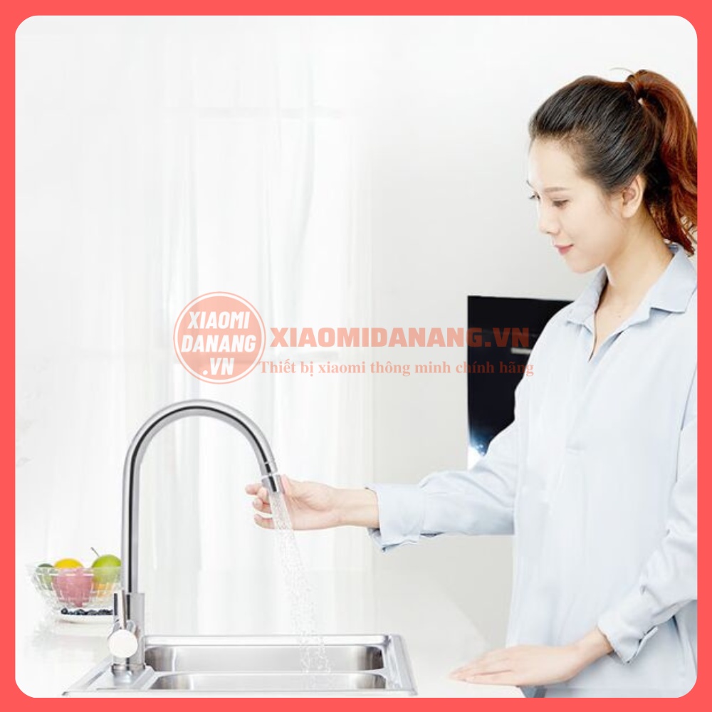 Đầu vòi tăng áp xoay 360 Xiaomi Diiib DXSZ001-1 đầu vòi rửa chén tạo bọt tiết kiệm 1/2 nước