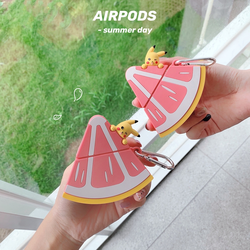 ➔New product personality Apple wireless Bluetooth headset 1/2 generation fashion super cute airpodspro 3 generation fun cute Pikachu cute hot style