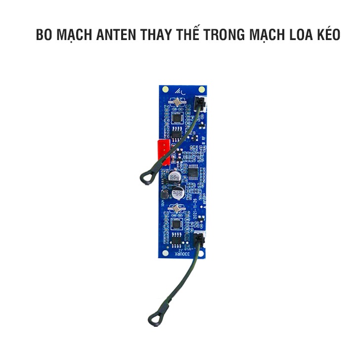 Bộ 2 micro hát karaoke không dây UHF UD21 Cao cấp, Bo mạch mic chuyên thay thế cho Loa kéo
