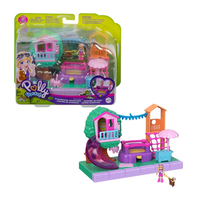 Đồ Chơi POLLY POCKET Khu Vui Chơi Vui Nhộn GTM67/GTM66