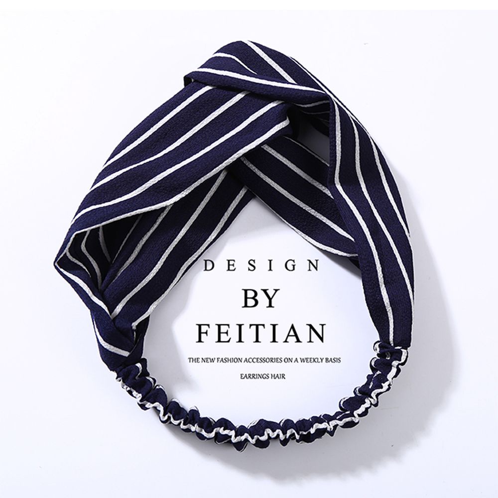 Băng đô co giãn in họa tiết hoa phong cách Hàn Quốc thời trang mùa hè cho nữ