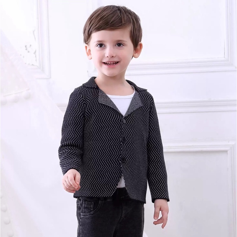 Áo len cardigan bé trai 2-3 tuổi  Áo khoác ngoài cotton cao cấp