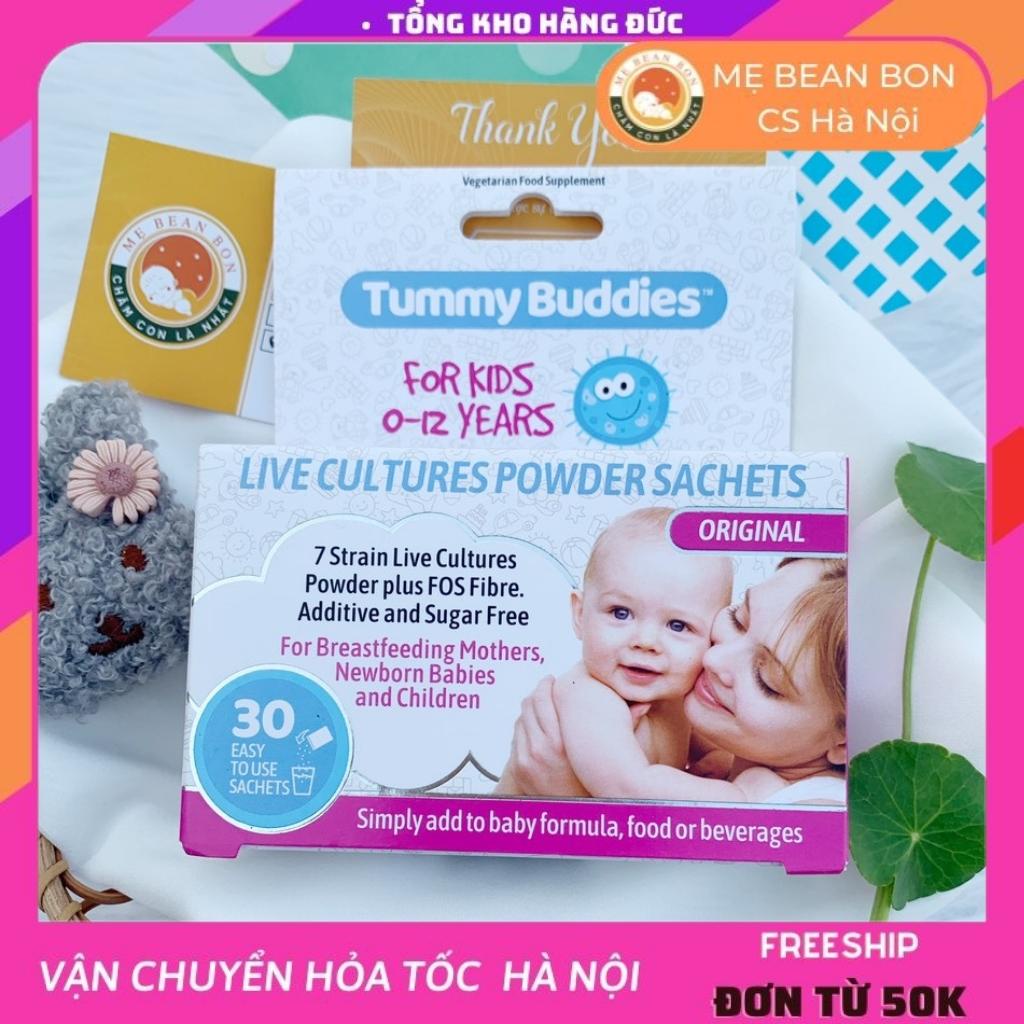 men vi sinh TUMMY BUDDIES cho bé từ sơ sinh 30 gói của Anh Quốc giúp bổ sung các lợi khuẩn lợi cho tiêu hóa