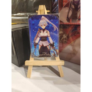 Thẻ bài bánh xốp Fate Grand Order FGO Tomoe Gozen N - Tặng bọc bài nhựa bảo quản