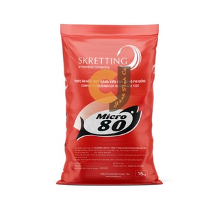 Cám micro 80 - rẻ vô địch - viên nổi dành cho cá