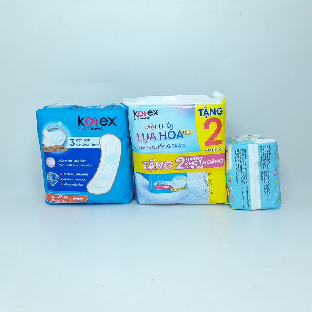 Băng vệ sinh Kotex các loại 8 miếng