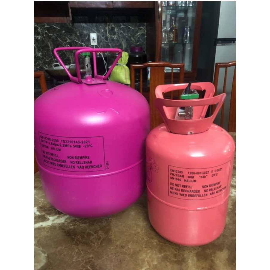 sỉ 500k]Bình khí heli - loại bơm 30 quả / 50 quả