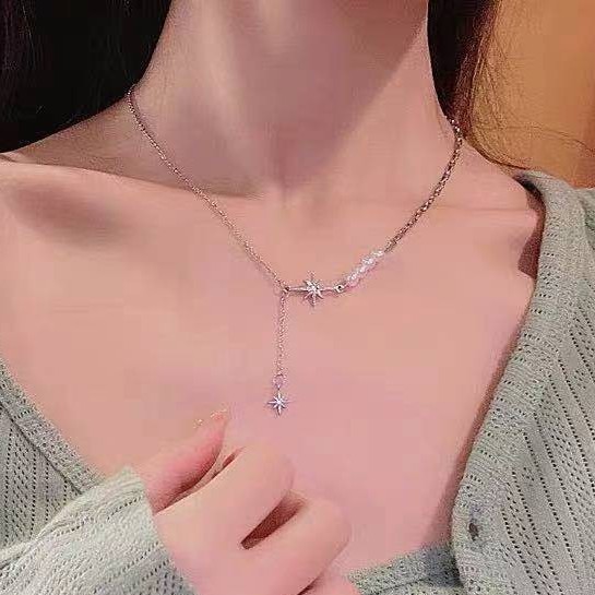 Vòng cổ ngọc trai nhân tạo ngôi sao 8 cánh