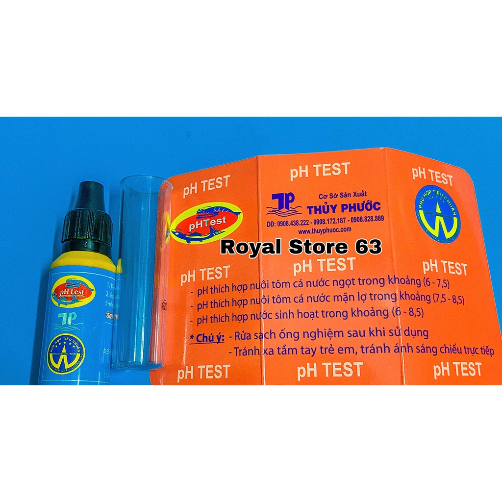 Dung dịch test đo PH bể cá cảnh Thủy Phước