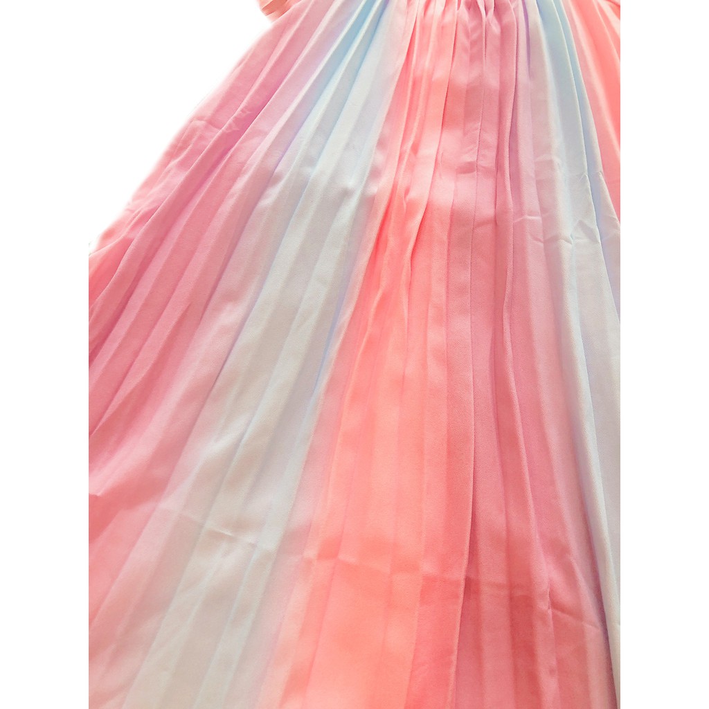 THIẾT KẾ DÁNG CHỮ A, CHẤT VOAN CHIFFON CHUYỂN MÀU RỰC RỠ CHO NGÀY HÈ - SHOP BỐN MÙA