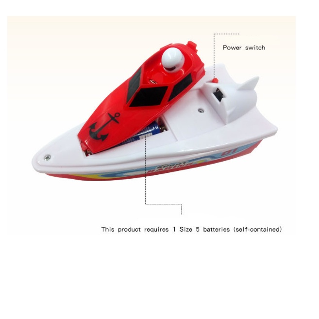 Cano Đồ Chơi - Tàu Thủy Mini Chạy Pin AA - Đồ Chơi Dưới Nước Cho Bé 02051