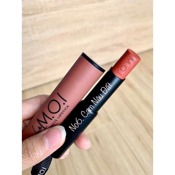 SON THỎI LOVE MOI MÀU NO6 - DANGEROUS WOMAN  M.O.I COSMETICS HỒ NGỌC HÀ