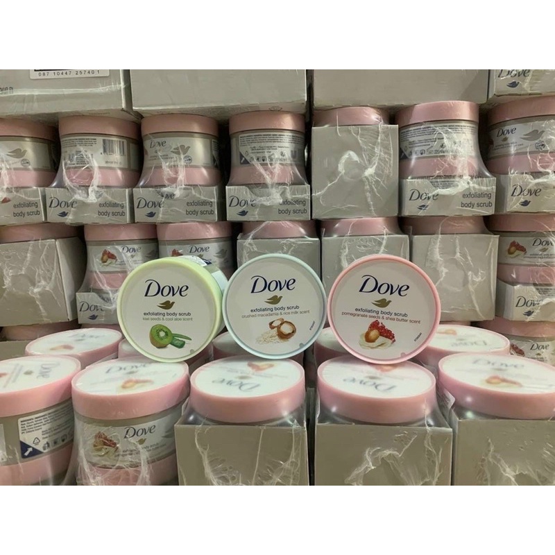 Tẩy tế bào da chết toàn thân Dove Exfoliating Body Scrub 225ml