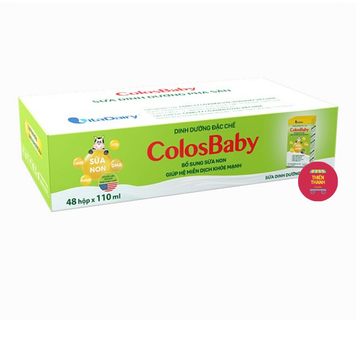 Sữa bột pha sẵn ColosBaby 110ml - 1 thùng 48 hộp