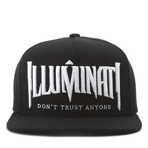 Premier Nón hiphop ILLUMINATI EMBROIDERY/BK.WH