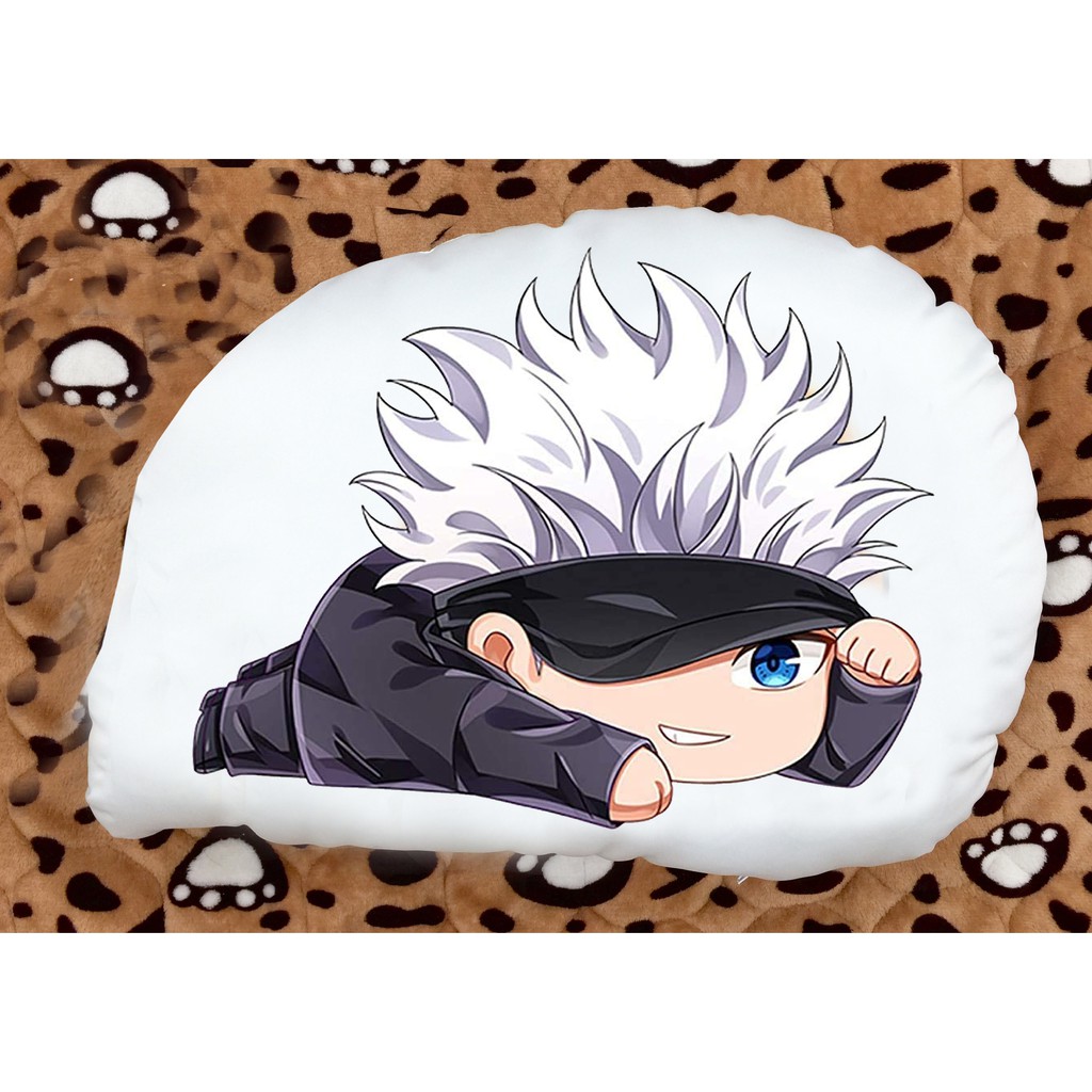 Gối ôm gối ngủi in 2 mặt chibi Jujutsu Kaisen  in 2 mặt khác nhau