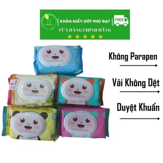 khăn/giấy ướt gấu phú đạt 120 tờ