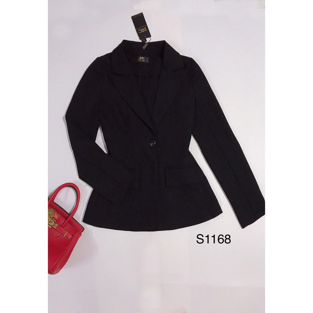 [ xả kho ] MiD Bộ Vest đen công sở S1168 ảnh thật Mie Design