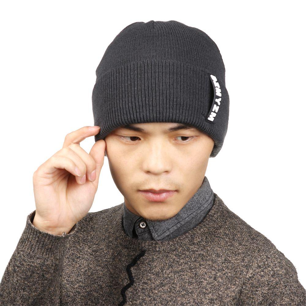 Mũ Beanie Dày Dặn Giữ Ấm Mùa Đông Phong Cách Hip Hop Cho Nam Nữ