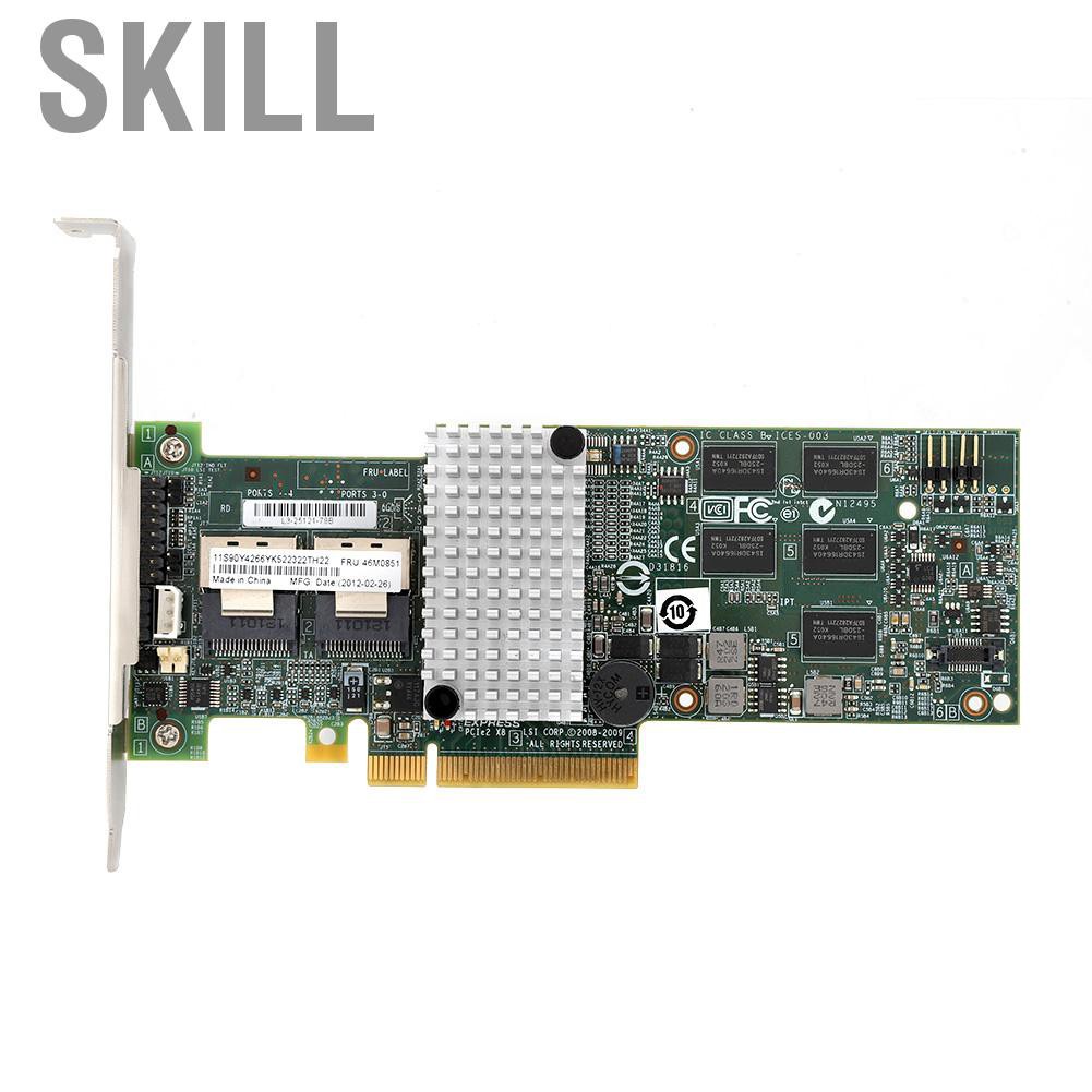 Bảng Mạch Điều Khiển Ibm M5015 Megaraid 9260-8i Sata / Sas Raid 6gb S Pcie X8 Thẻ