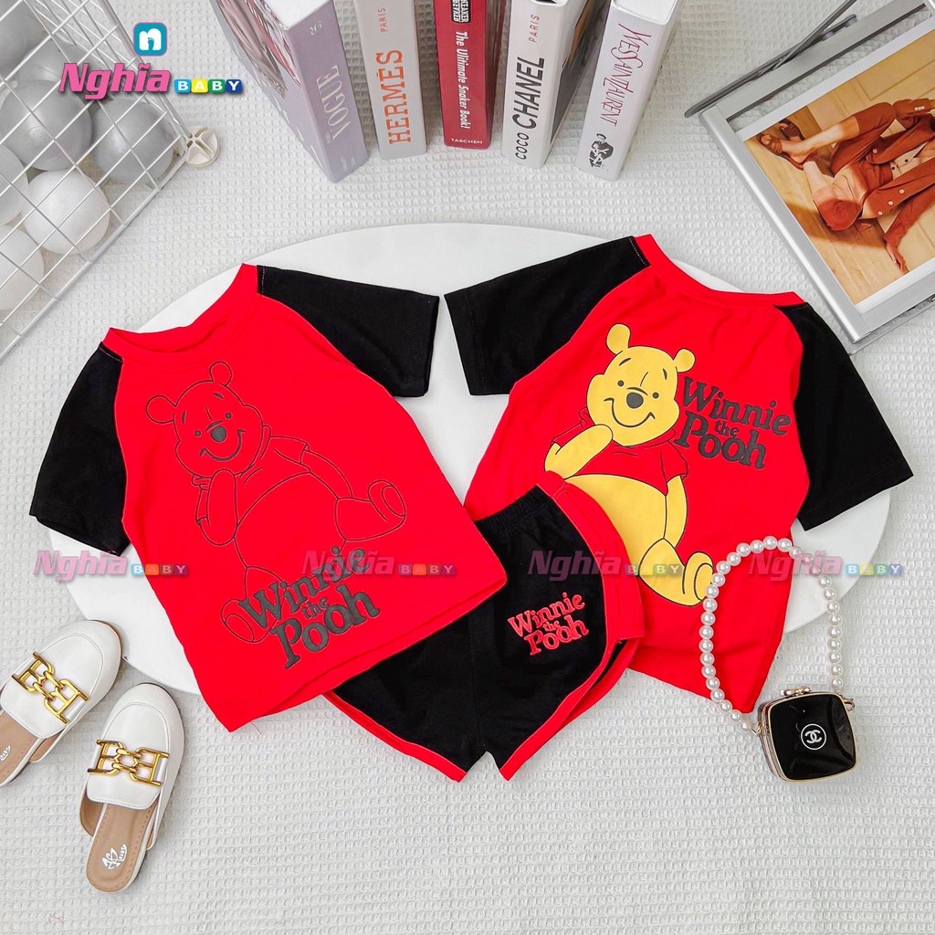 Đồ bộ bé gái thun cotton NGHĨA BABY dành cho bé mặc nhà mùa hè