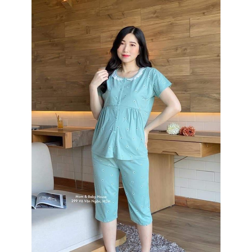 [Mẫu Mới] Bộ Lửng Bầu Và Sau Sinh Ngôi Sao- Chất Cotton đẹp