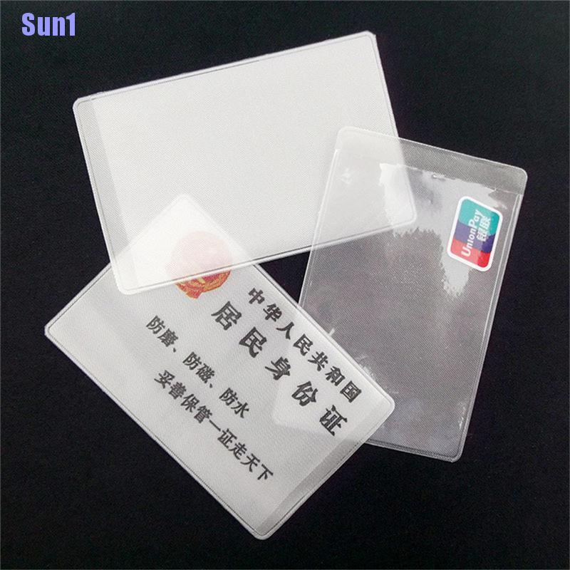 Bộ 10 Túi PVC Giữ Thẻ Ngân Hàng / Nhận Dạng