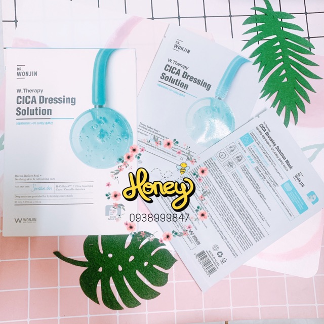 ⚗️🥇[#HOT]🎭MẶT NẠ PHỤC HỒI - TÁI TẠO DA W.THERAPY CICA DRESSING SOLUTION - DR.WONJIN🎗