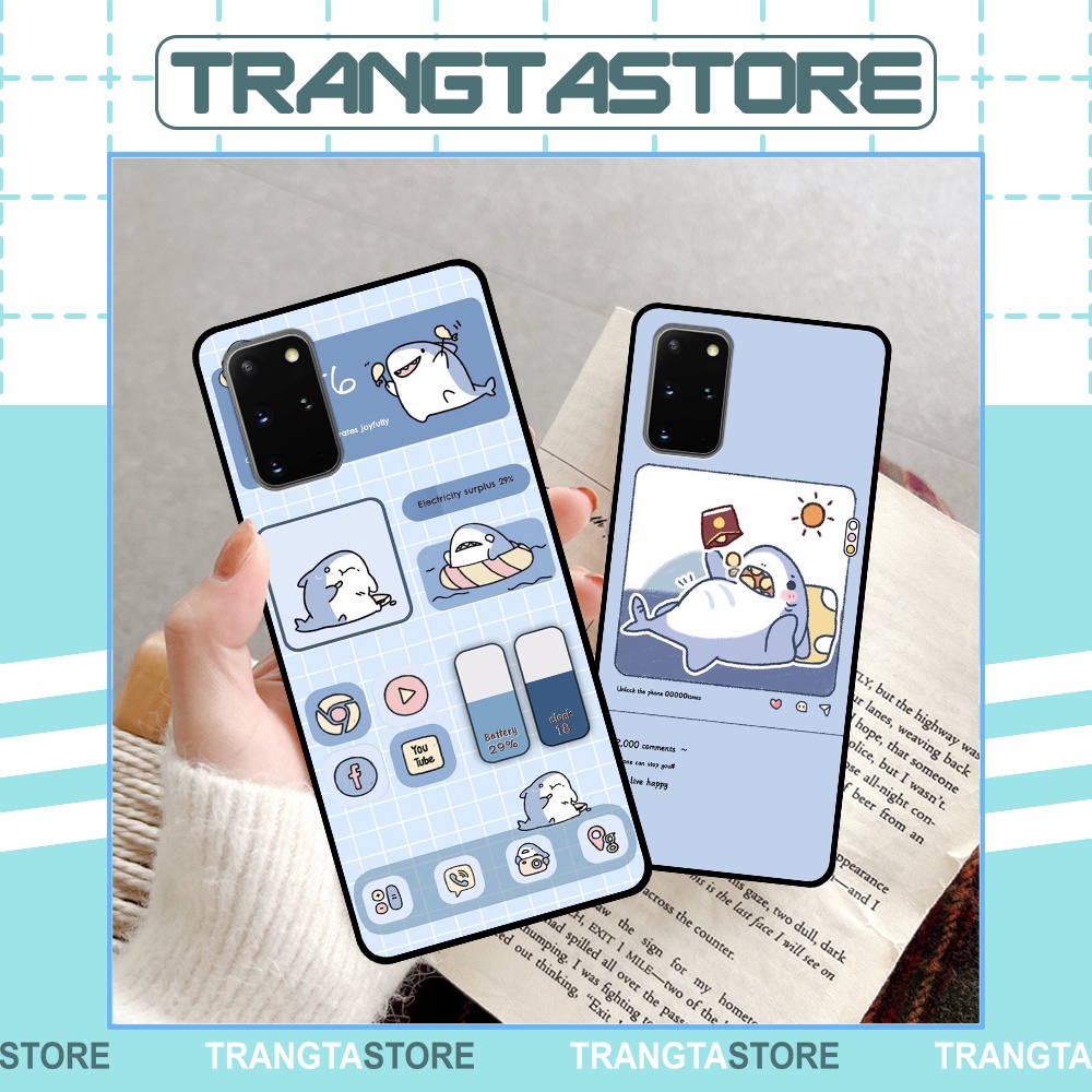 Ốp lưng Samsung S20 / S20 Plus / S20+ / S20 Ultra / S20 FE in hình nền cá mập đáng yêu giá rẻ