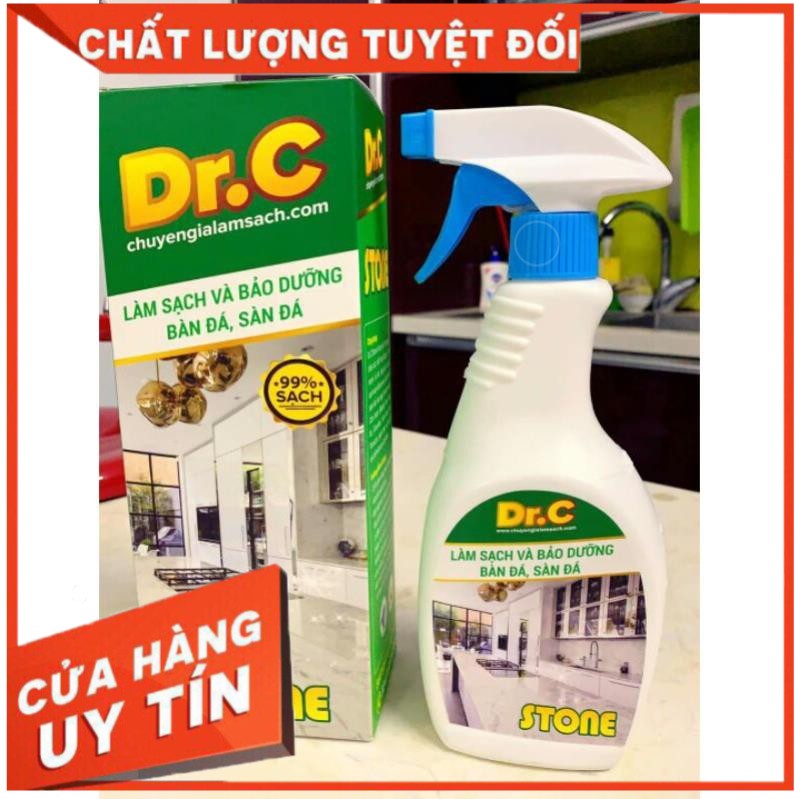 [TẨY SIÊU SẠCH] [SIÊU TẨY] DR.C STONE - Dung dịch làm sạch và bảo dưỡng bàn đá, sàn đá, tường sơn  500ml