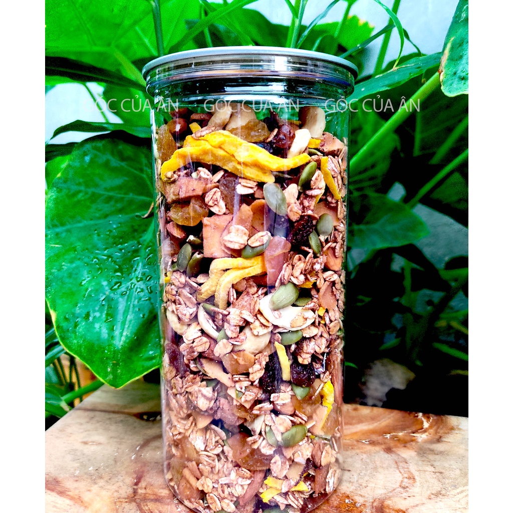 GRANOLA SIÊU HẠT 35% YẾN MẠCH ĂN KIÊNG - NGŨ CỐC ĂN KIÊNG 500GRAM