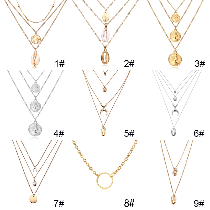 Dây chuyền nhiều tầng cá tính thời trang cho nữ