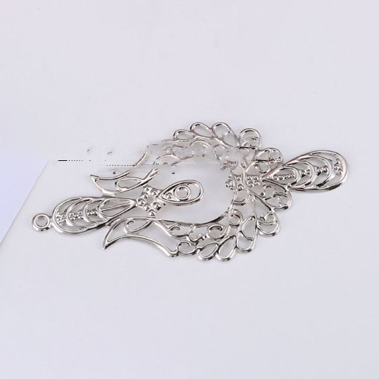 [Nguyên liệu làm trâm] 1 phiến họa tiết 75mm làm vương miện Lolita