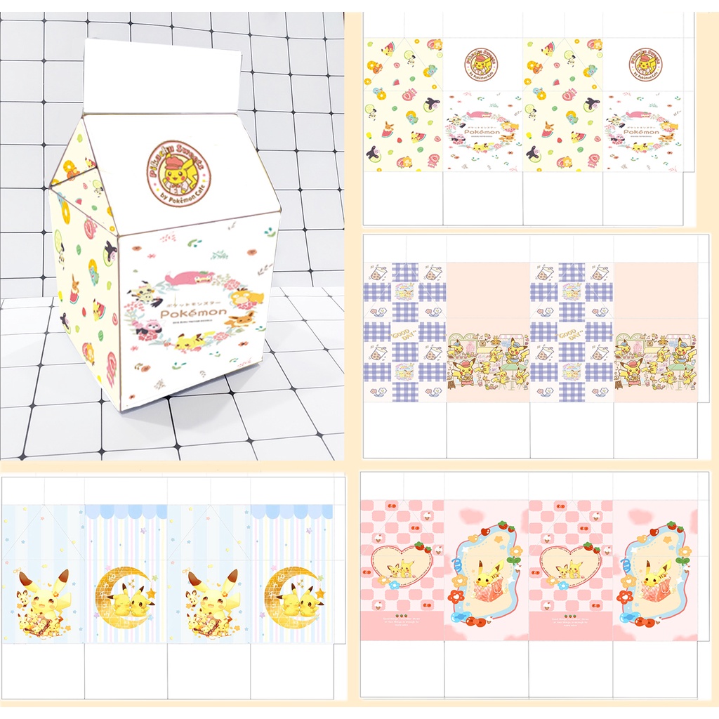 Hộp quà chuột vàng HQSI32 hộp quà hộp sữa cute hộp dễ thương hoạt hình kpop 18*10*10cm