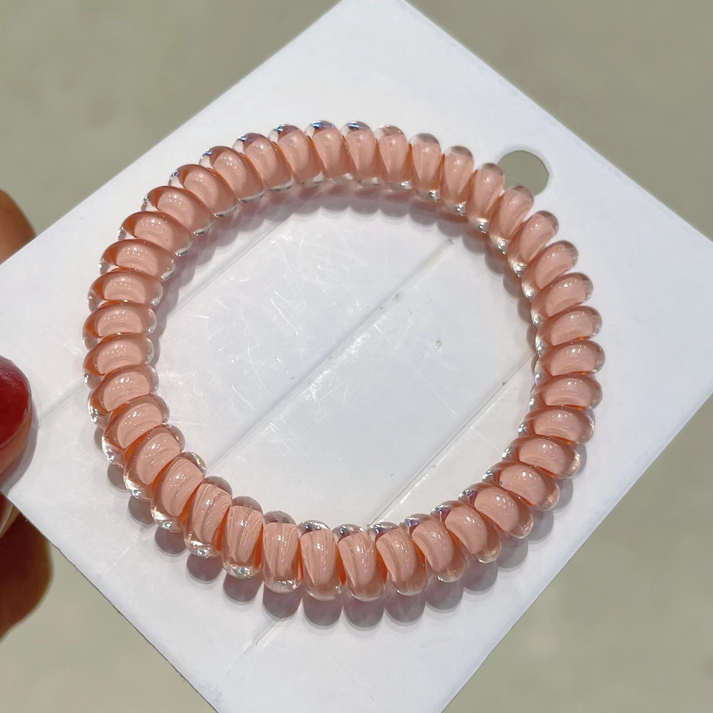 Dây Cột Tóc Lò Xo Màu Sắc Kẹo Ngọt Phong Cách Hàn Quốc 2022