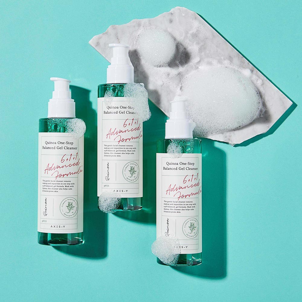 Gel Rửa Mặt Hỗ Trợ Giảm Mụn AXIS - Y Quinoa One - Step Balanced Gel Cleanser