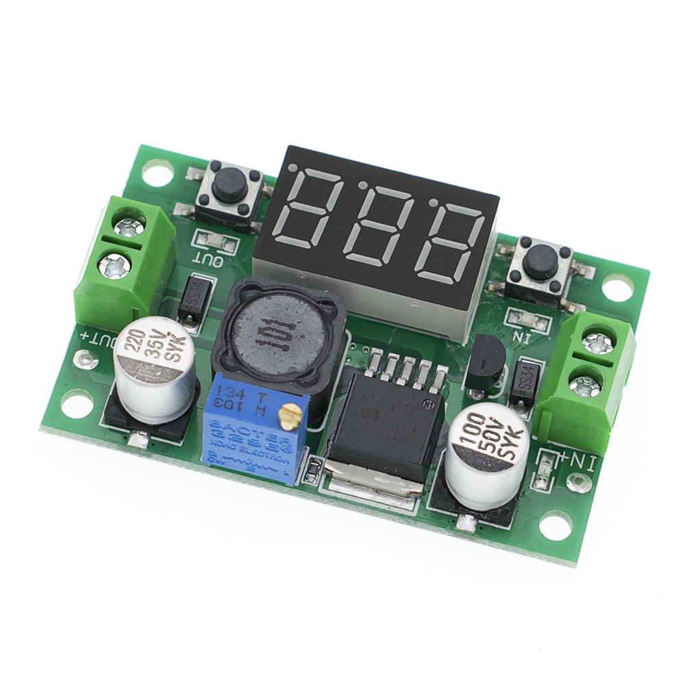 Mô Đun Hạ Áp Lm2596 3a Dc-Dc + Vôn Kế Lm2596S-Adj 4-40v Sang 3.3v / 5v / 9v / 12v / 24v | BigBuy360 - bigbuy360.vn