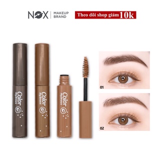 Gel Trang Điểm Lông Mày NOX 5g Có Cọ Lâu Trôi Chống Mồ Hôi