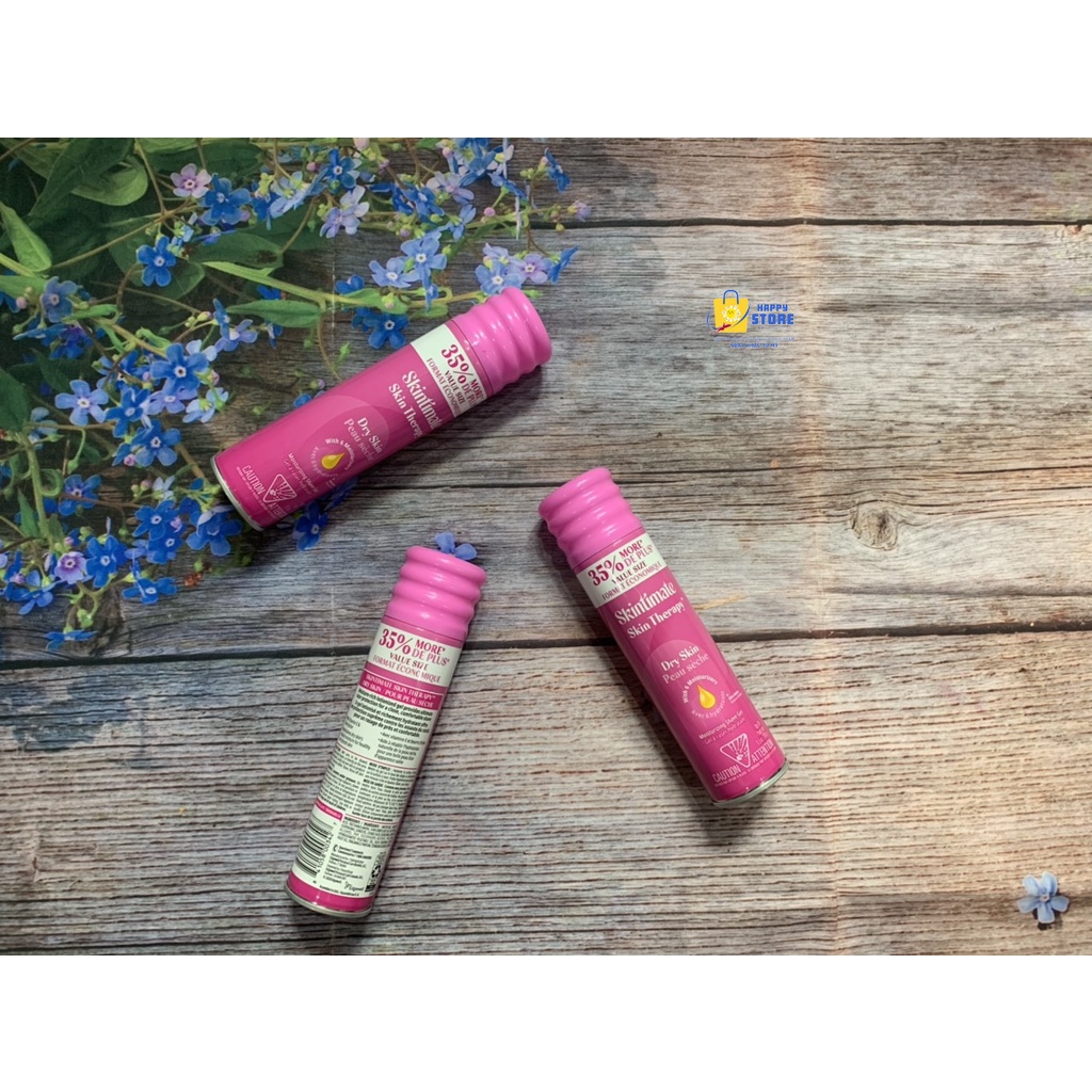 - Bọt cạo lông dành cho da khô Skintimate Moisturizing Shave Gel 198g