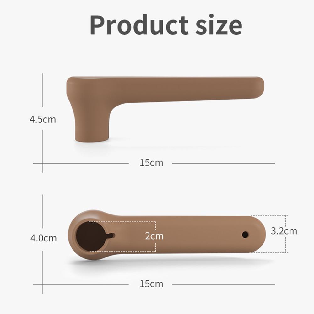 Muvako Bộ 2 Miếng Bọc Tay Nắm Cửa Bằng Silicon Chống Tĩnh Điện An Toàn Cho Bé silicone
