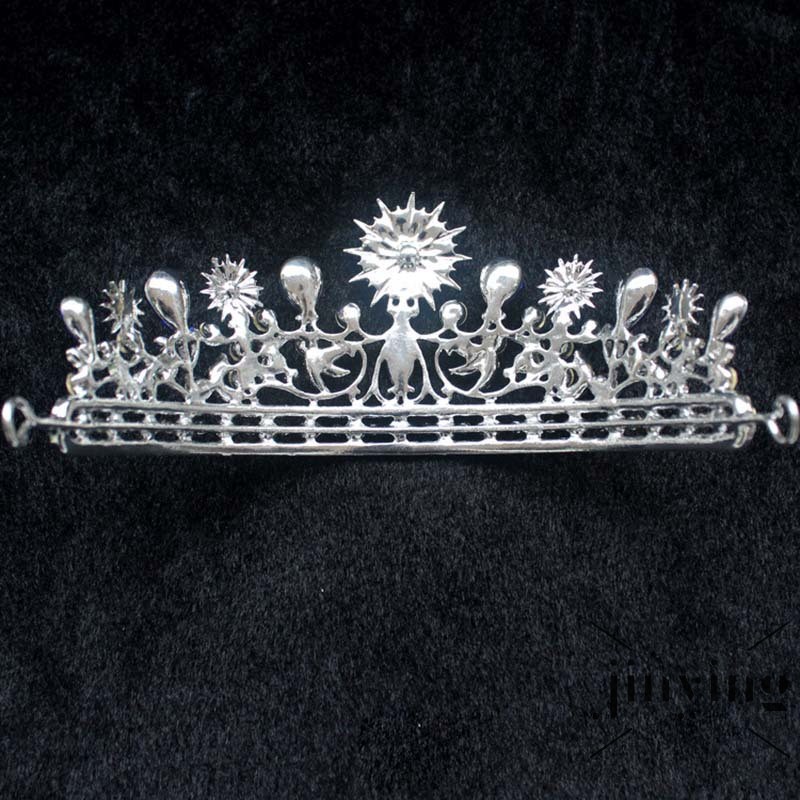 GETNOIVAS Vương miện công chúa xinh xắn dành cho cô dâu
