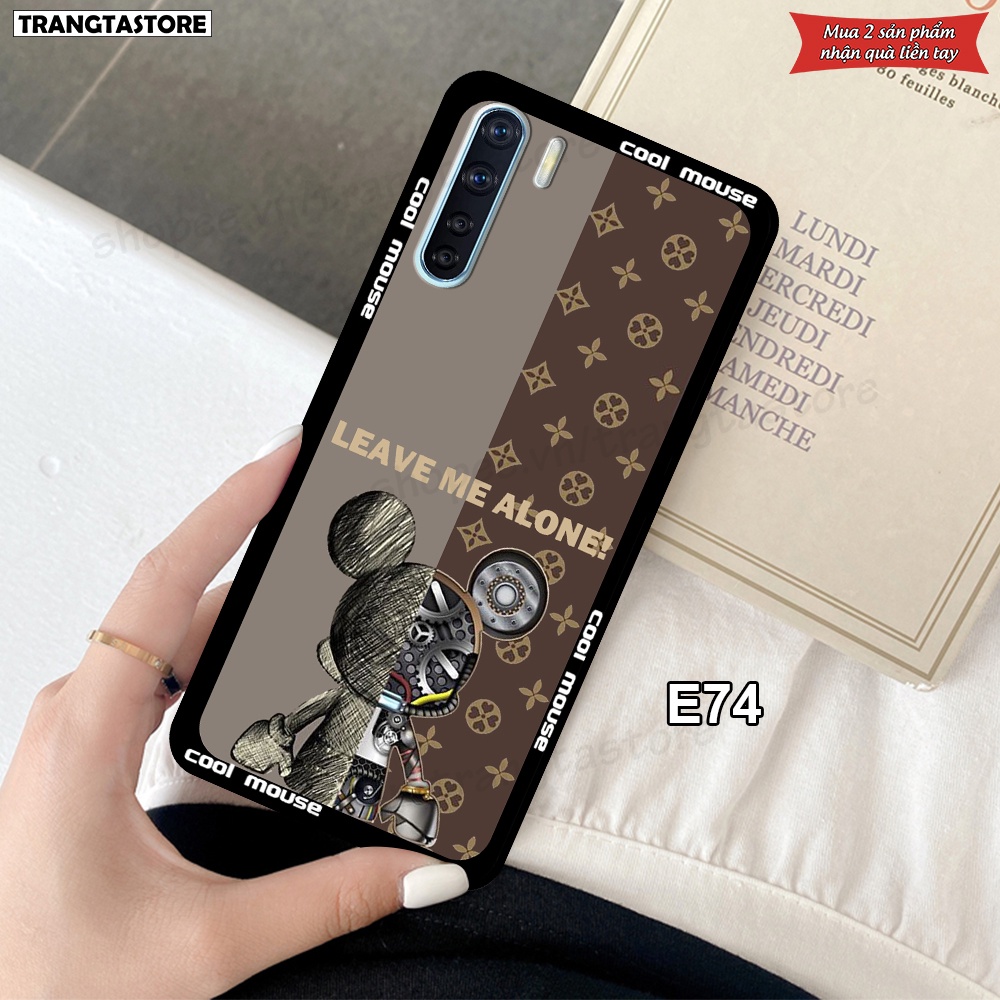 Ốp Oppo A91 / Reno 3 in hình gấu Bearbrick,Metal Style,Doremon siêu dễ thương chất lượng