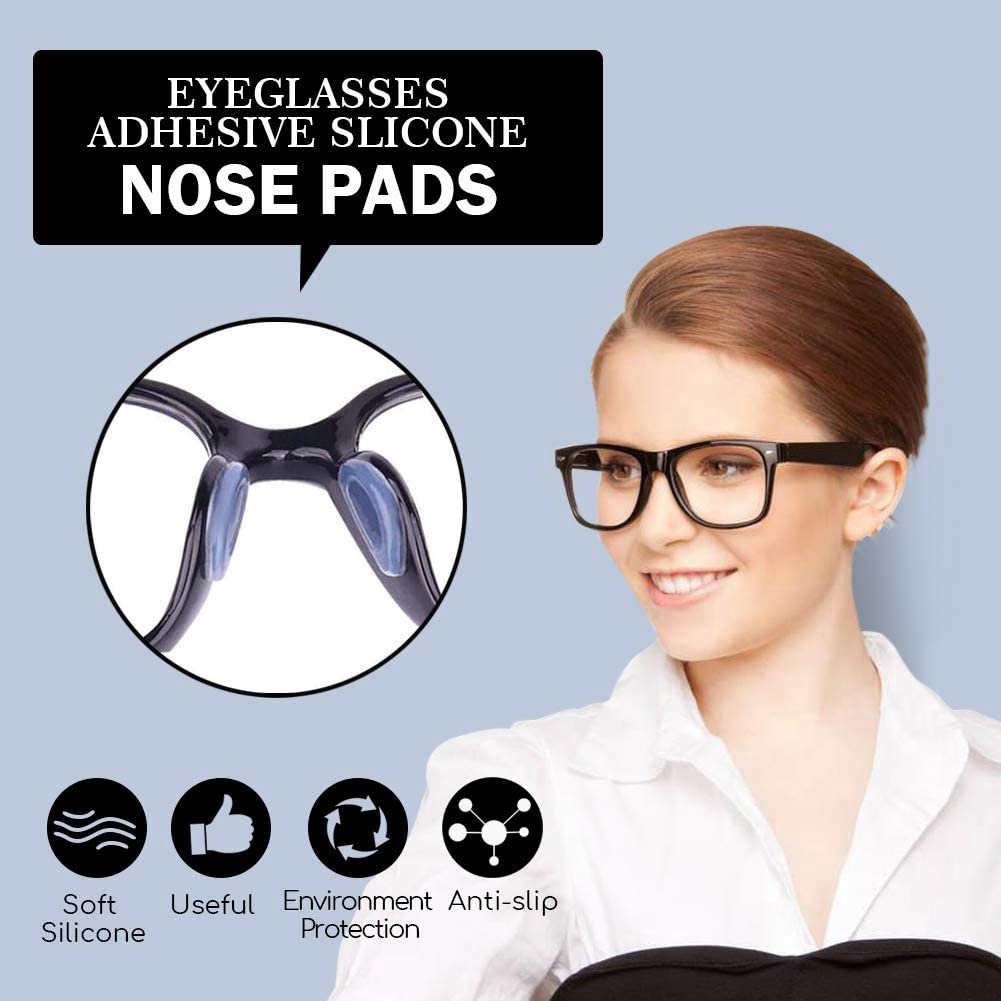 Bộ 5/10 nút kẹp mắt kính bằng silicone chống trượt tiện lợi