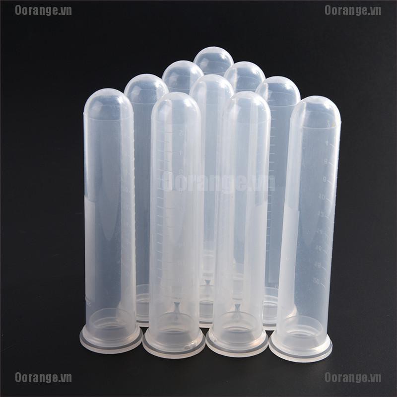 Ống Nghiệm Nhựa 20ml Có Nắp Tròn Xoay Được