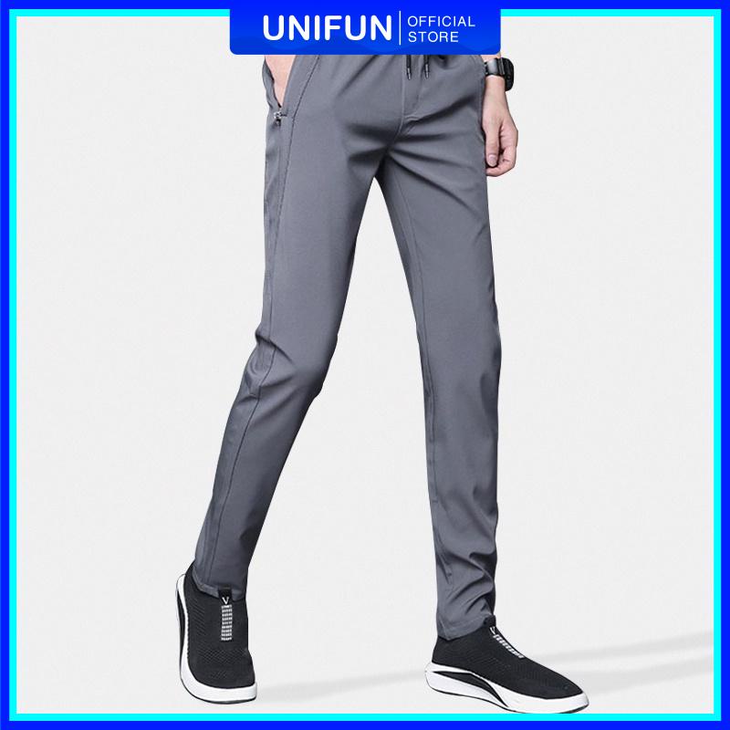 Quần jogegr nam UNIFUN Quần thể thao nam dài mã TT78-Q dáng thun kiểu gió nam jogger bó ống Hàn Quốc đẹp