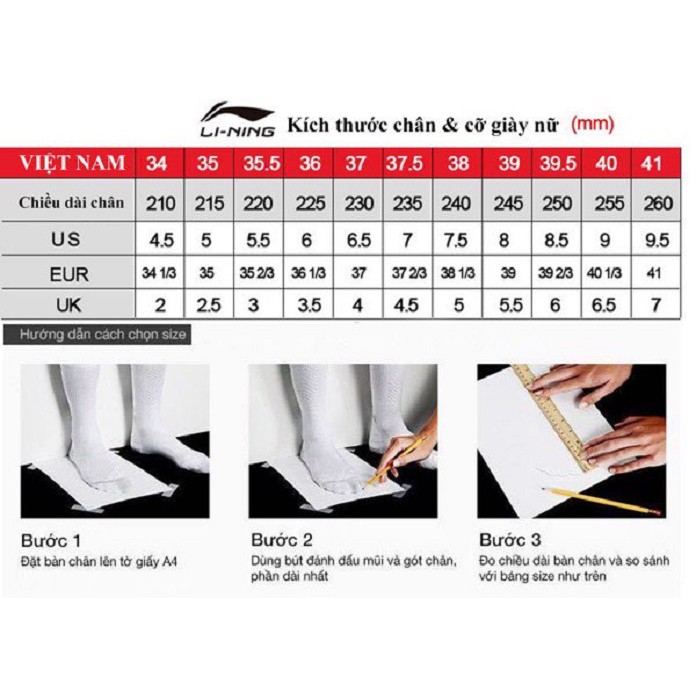 Giày cầu lông Lining AYZR002-1 chính hãng dành cho nữ, chuyên nghiệp, màu trắng